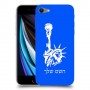 פסל החירות כיסוי מגן קשיח בעיצוב אישי עם השם שלך ל Apple iPhone SE (2020) יחידה אחת סקרין מובייל