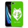 זאב כיסוי מגן קשיח בעיצוב אישי עם השם שלך ל Apple iPhone SE (2020) יחידה אחת סקרין מובייל