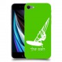 גלישת מפרש כיסוי מגן קשיח בעיצוב אישי עם השם שלך ל Apple iPhone SE (2020) יחידה אחת סקרין מובייל