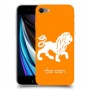 אריה כיסוי מגן קשיח בעיצוב אישי עם השם שלך ל Apple iPhone SE (2020) יחידה אחת סקרין מובייל