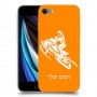 אופנוע שלג כיסוי מגן קשיח בעיצוב אישי עם השם שלך ל Apple iPhone SE (2020) יחידה אחת סקרין מובייל