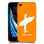 גלישה כיסוי מגן קשיח בעיצוב אישי עם השם שלך ל Apple iPhone SE (2020) יחידה אחת סקרין מובייל