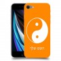 סמל יינג יאנג - סין כיסוי מגן קשיח בעיצוב אישי עם השם שלך ל Apple iPhone SE (2020) יחידה אחת סקרין מובייל