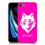 זאב כיסוי מגן קשיח בעיצוב אישי עם השם שלך ל Apple iPhone SE (2020) יחידה אחת סקרין מובייל