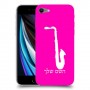 סקספון כיסוי מגן קשיח בעיצוב אישי עם השם שלך ל Apple iPhone SE (2020) יחידה אחת סקרין מובייל