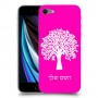 עץ כיסוי מגן קשיח בעיצוב אישי עם השם שלך ל Apple iPhone SE (2020) יחידה אחת סקרין מובייל