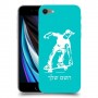 ילד סקייטבורד כיסוי מגן קשיח בעיצוב אישי עם השם שלך ל Apple iPhone SE (2020) יחידה אחת סקרין מובייל