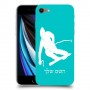 סקִי כיסוי מגן קשיח בעיצוב אישי עם השם שלך ל Apple iPhone SE (2020) יחידה אחת סקרין מובייל