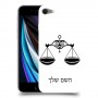 מאזניים כיסוי מגן קשיח בעיצוב אישי עם השם שלך ל Apple iPhone SE (2020) יחידה אחת סקרין מובייל