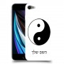 סמל יינג יאנג - סין כיסוי מגן קשיח בעיצוב אישי עם השם שלך ל Apple iPhone SE (2020) יחידה אחת סקרין מובייל