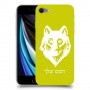 זאב כיסוי מגן קשיח בעיצוב אישי עם השם שלך ל Apple iPhone SE (2020) יחידה אחת סקרין מובייל