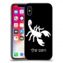 עקרב כיסוי מגן קשיח בעיצוב אישי עם השם שלך ל Apple iPhone X יחידה אחת סקרין מובייל