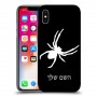 עכביש כיסוי מגן קשיח בעיצוב אישי עם השם שלך ל Apple iPhone X יחידה אחת סקרין מובייל