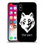 זאב כיסוי מגן קשיח בעיצוב אישי עם השם שלך ל Apple iPhone X יחידה אחת סקרין מובייל