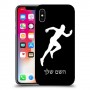 רץ כיסוי מגן קשיח בעיצוב אישי עם השם שלך ל Apple iPhone X יחידה אחת סקרין מובייל