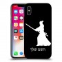 סמוראי כיסוי מגן קשיח בעיצוב אישי עם השם שלך ל Apple iPhone X יחידה אחת סקרין מובייל