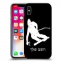 סקִי כיסוי מגן קשיח בעיצוב אישי עם השם שלך ל Apple iPhone X יחידה אחת סקרין מובייל
