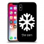 שלג כיסוי מגן קשיח בעיצוב אישי עם השם שלך ל Apple iPhone X יחידה אחת סקרין מובייל