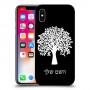 עץ כיסוי מגן קשיח בעיצוב אישי עם השם שלך ל Apple iPhone X יחידה אחת סקרין מובייל