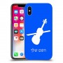 כינור כיסוי מגן קשיח בעיצוב אישי עם השם שלך ל Apple iPhone X יחידה אחת סקרין מובייל