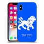 אריה כיסוי מגן קשיח בעיצוב אישי עם השם שלך ל Apple iPhone X יחידה אחת סקרין מובייל