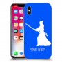 סמוראי כיסוי מגן קשיח בעיצוב אישי עם השם שלך ל Apple iPhone X יחידה אחת סקרין מובייל