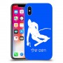 סקִי כיסוי מגן קשיח בעיצוב אישי עם השם שלך ל Apple iPhone X יחידה אחת סקרין מובייל