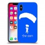 צניחה חופשית כיסוי מגן קשיח בעיצוב אישי עם השם שלך ל Apple iPhone X יחידה אחת סקרין מובייל