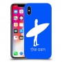 גלישה כיסוי מגן קשיח בעיצוב אישי עם השם שלך ל Apple iPhone X יחידה אחת סקרין מובייל