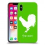 תרנגול כיסוי מגן קשיח בעיצוב אישי עם השם שלך ל Apple iPhone X יחידה אחת סקרין מובייל