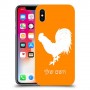 תרנגול כיסוי מגן קשיח בעיצוב אישי עם השם שלך ל Apple iPhone X יחידה אחת סקרין מובייל