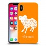 טלה כיסוי מגן קשיח בעיצוב אישי עם השם שלך ל Apple iPhone X יחידה אחת סקרין מובייל