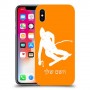 סקִי כיסוי מגן קשיח בעיצוב אישי עם השם שלך ל Apple iPhone X יחידה אחת סקרין מובייל