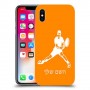 שחקן טניס כיסוי מגן קשיח בעיצוב אישי עם השם שלך ל Apple iPhone X יחידה אחת סקרין מובייל