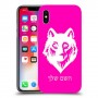 זאב כיסוי מגן קשיח בעיצוב אישי עם השם שלך ל Apple iPhone X יחידה אחת סקרין מובייל