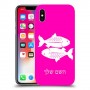 דגים כיסוי מגן קשיח בעיצוב אישי עם השם שלך ל Apple iPhone X יחידה אחת סקרין מובייל