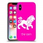 אריה כיסוי מגן קשיח בעיצוב אישי עם השם שלך ל Apple iPhone X יחידה אחת סקרין מובייל