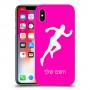 רץ כיסוי מגן קשיח בעיצוב אישי עם השם שלך ל Apple iPhone X יחידה אחת סקרין מובייל