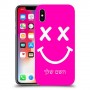 סמיילי כיסוי מגן קשיח בעיצוב אישי עם השם שלך ל Apple iPhone X יחידה אחת סקרין מובייל