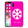 שלג כיסוי מגן קשיח בעיצוב אישי עם השם שלך ל Apple iPhone X יחידה אחת סקרין מובייל