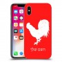 תרנגול כיסוי מגן קשיח בעיצוב אישי עם השם שלך ל Apple iPhone X יחידה אחת סקרין מובייל
