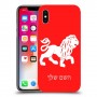 אריה כיסוי מגן קשיח בעיצוב אישי עם השם שלך ל Apple iPhone X יחידה אחת סקרין מובייל
