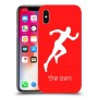 רץ כיסוי מגן קשיח בעיצוב אישי עם השם שלך ל Apple iPhone X יחידה אחת סקרין מובייל