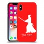 סמוראי כיסוי מגן קשיח בעיצוב אישי עם השם שלך ל Apple iPhone X יחידה אחת סקרין מובייל