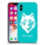 זאב כיסוי מגן קשיח בעיצוב אישי עם השם שלך ל Apple iPhone X יחידה אחת סקרין מובייל
