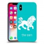 אריה כיסוי מגן קשיח בעיצוב אישי עם השם שלך ל Apple iPhone X יחידה אחת סקרין מובייל