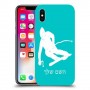 סקִי כיסוי מגן קשיח בעיצוב אישי עם השם שלך ל Apple iPhone X יחידה אחת סקרין מובייל