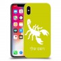 עקרב כיסוי מגן קשיח בעיצוב אישי עם השם שלך ל Apple iPhone X יחידה אחת סקרין מובייל