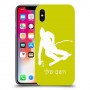 סקִי כיסוי מגן קשיח בעיצוב אישי עם השם שלך ל Apple iPhone X יחידה אחת סקרין מובייל