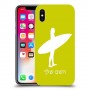 גלישה כיסוי מגן קשיח בעיצוב אישי עם השם שלך ל Apple iPhone X יחידה אחת סקרין מובייל